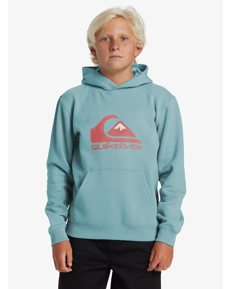 Quik Silver Boys 8-16 Big Logo Hoodie - Marine Blue