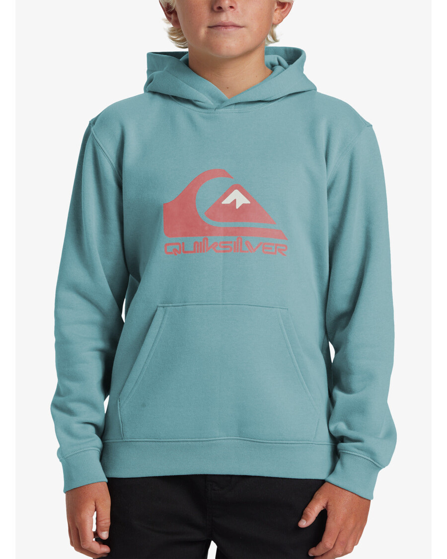 Quik Silver Boys 8-16 Big Logo Hoodie - Marine Blue
