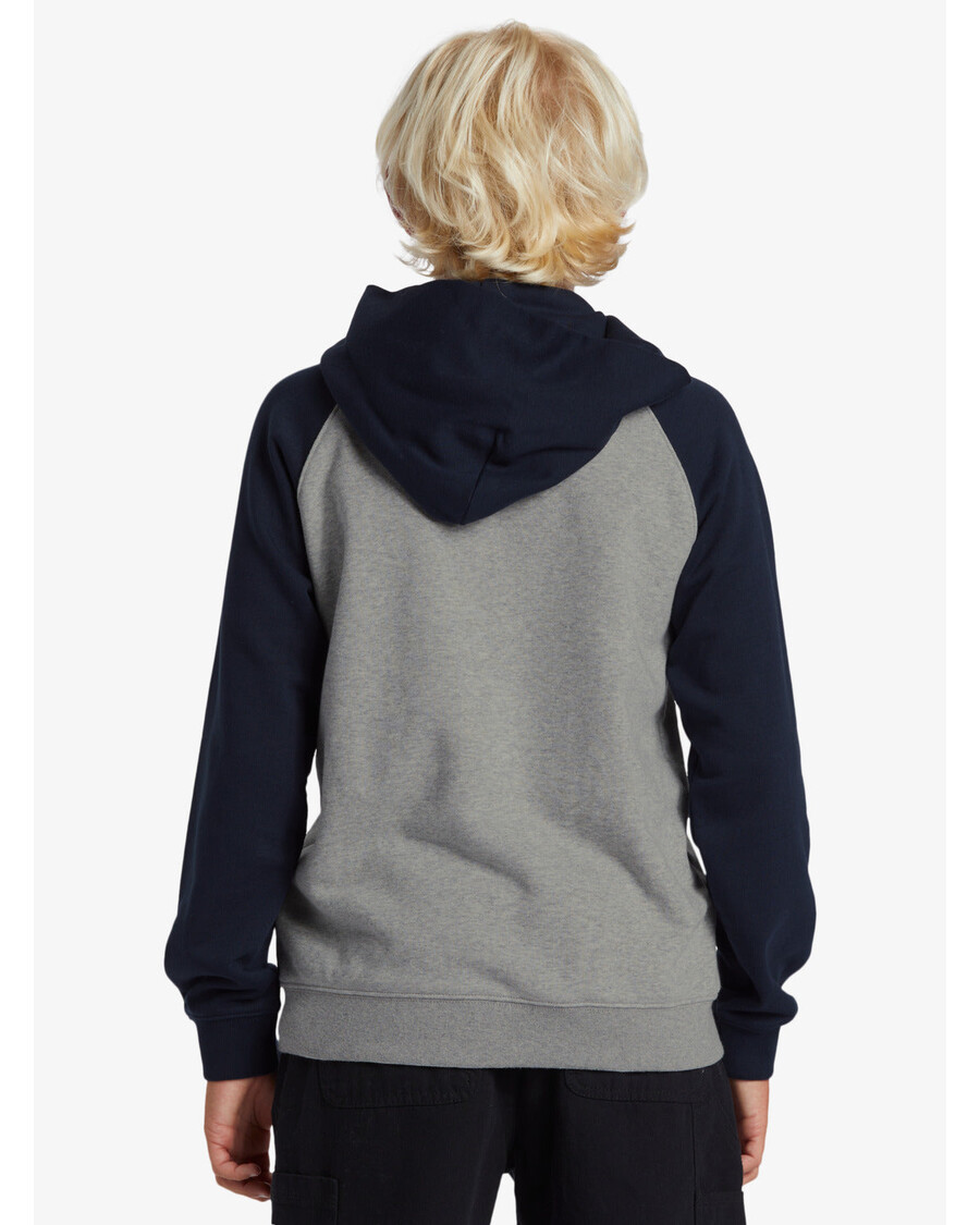 Quiksilver Boys 8-16 Easy Day φούτερ πουλόβερ με φερμουάρ - σκούρο ναυτικό