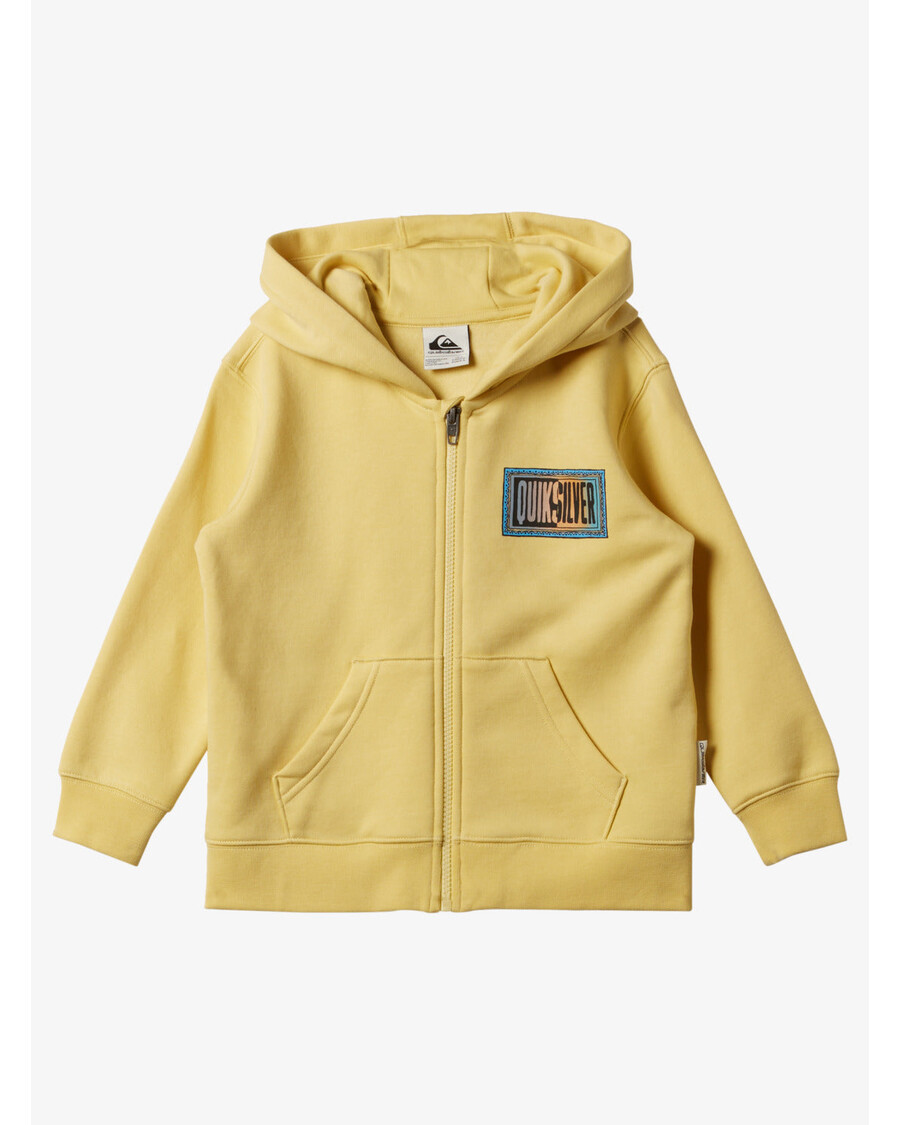 Quik Silver Boys 2-7 Day Tripper Zip-Up Sweatshirt - Mellow Yellow