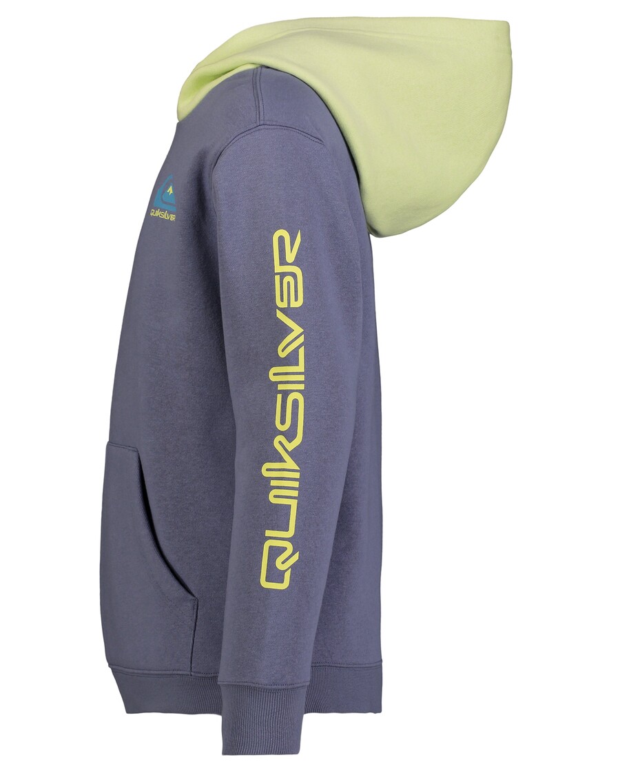 Quik Silver Boys 8-16 Colorblock Hoodie - Flint Stone