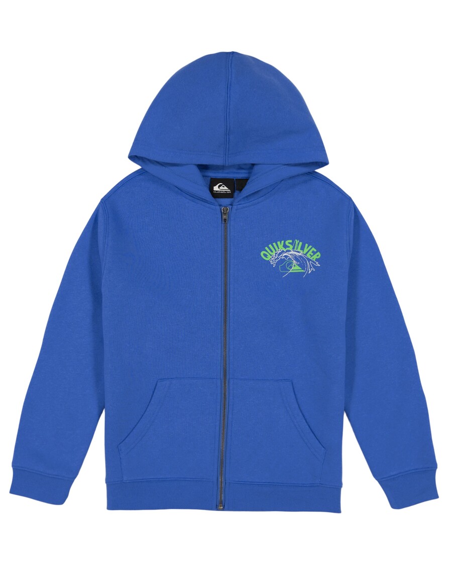 Quik Silver Boys 8-16 Over The Wave Hoodie - Nebulas Blue