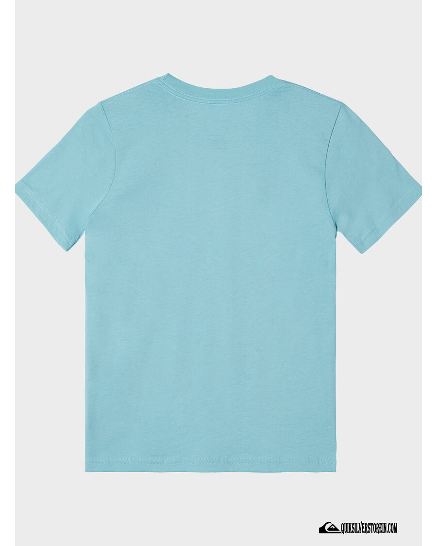 Quik Silver Boys 8-16 Comp Logo T-Shirt - Reef Waters