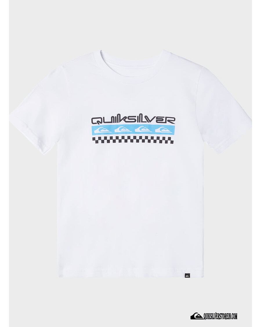 Quiksilver Pojkar 8-16 Omni Rutig Turn T-shirt - Vit