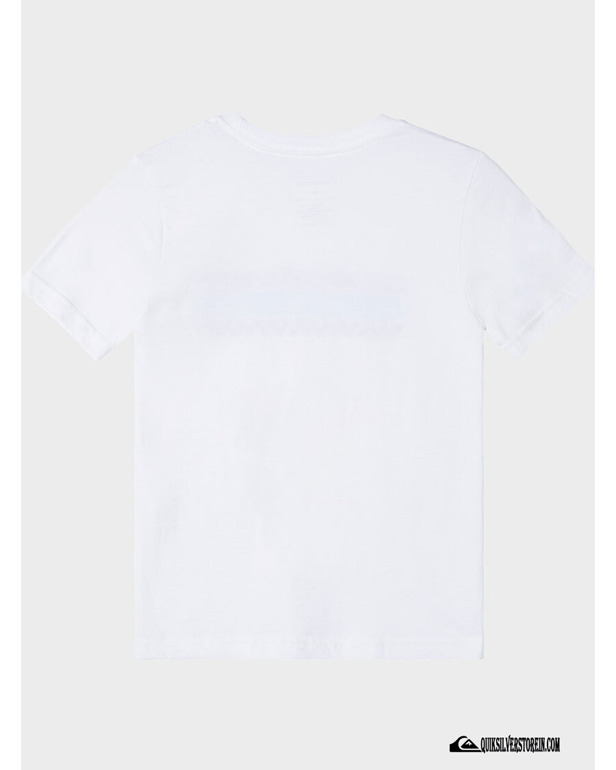 Quiksilver Fiúk 8-16 Omni Check Turn Póló - Fehér