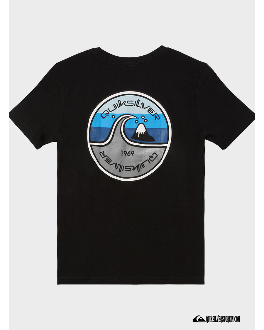 Quik Silver Boys 8-16 In The Groove T-Shirt - Black