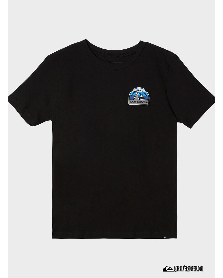 Quik Silver Boys 8-16 In The Groove T-Shirt - Black