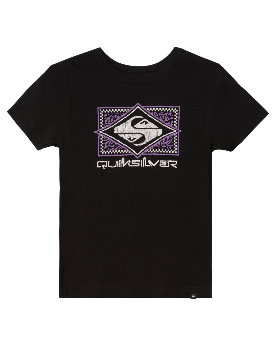 Quiksilver Boys 2-7 Musta Flash Kt0 T-paita - Musta