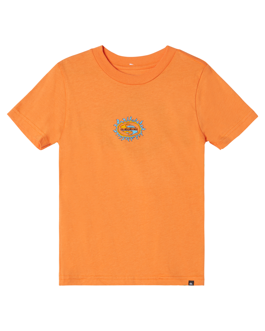 Quik Silver Pojkar 2-7 Allt Går Kt0 T-shirt - Celosia Orange