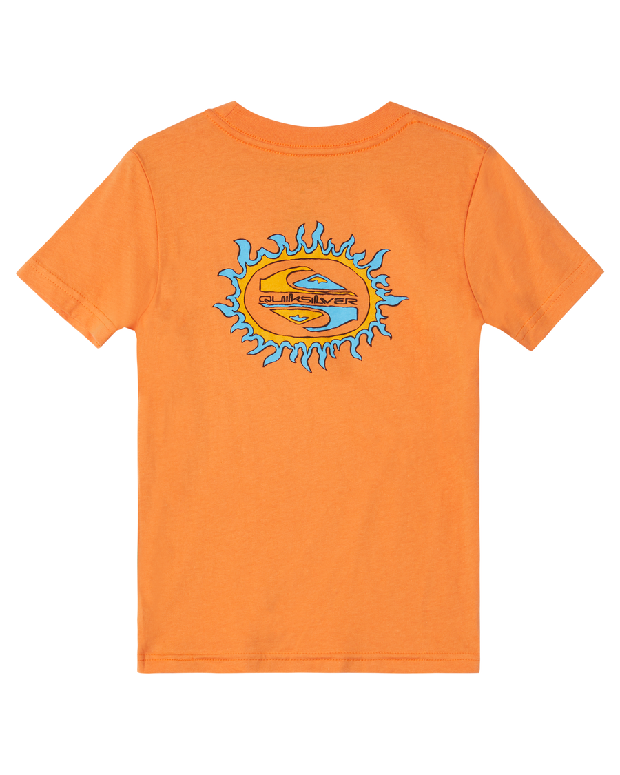 Quik Silver Boys 2-7 Kaikki Käy Kt0 T-paita - Celosia Orange