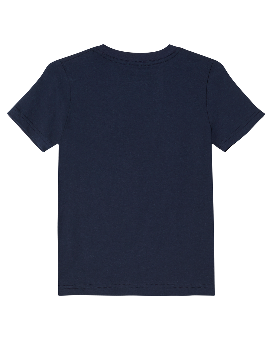 Quik Silver Boys 2-7 Double Shakas T-Shirt - Navy Blazer