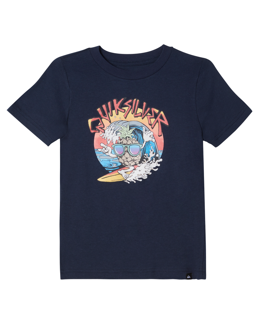 Quiksilver Boys 2-7 Double Shakas T-paita - Laivastonsininen Bleiseri