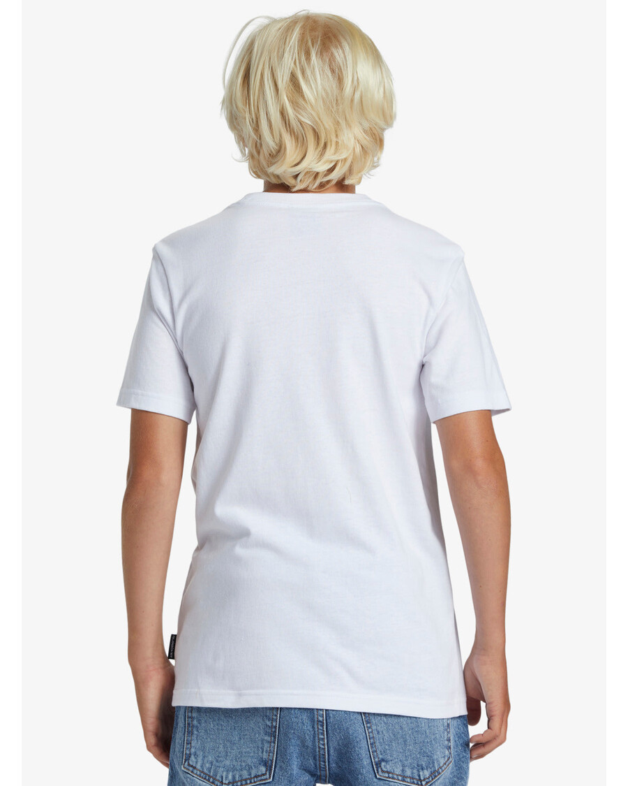 Quik Silver Boys 8-16 Surf T-Shirt - White