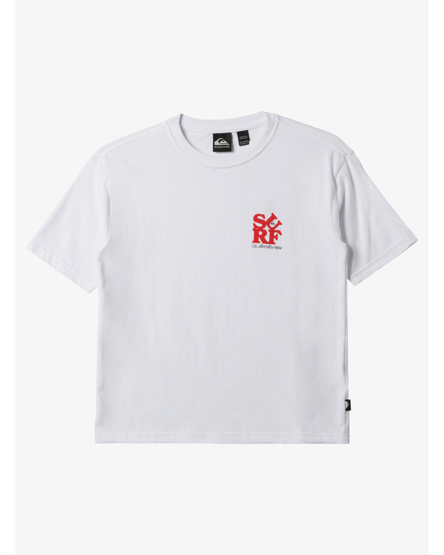 Quiksilver Boys 8-16 T-shirt Surf - λευκό