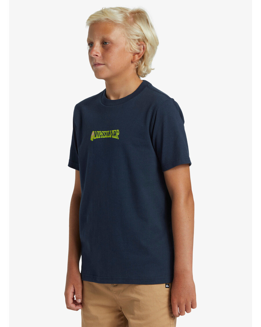 Quiksilver Boys 8-16 Island Sunrise T-paita - Tumma Laivastonsininen