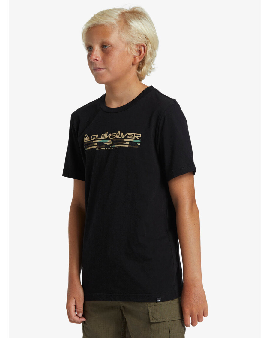 Quik Silver Boys 8-16 Omni Fill T-Shirt - Black