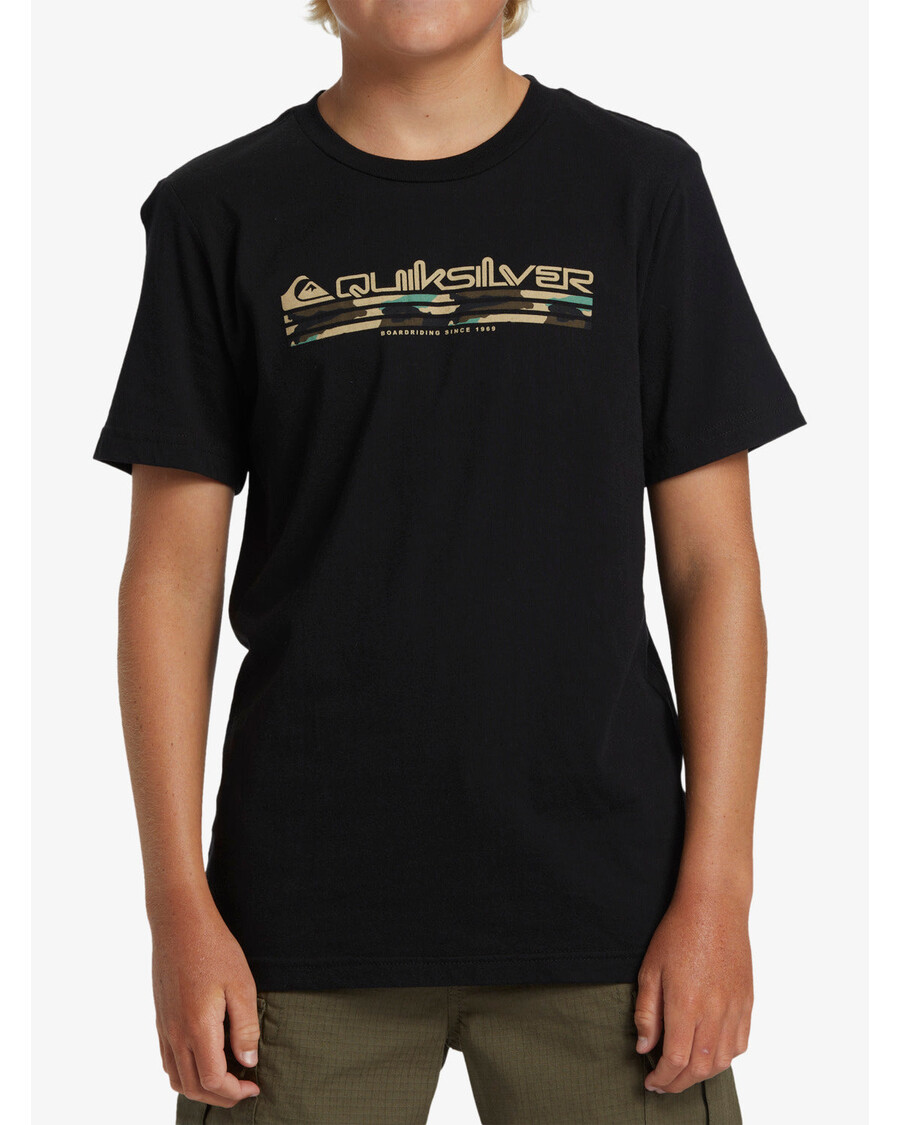 Quik Silver Boys 8-16 Omni Fill T-Shirt - Black