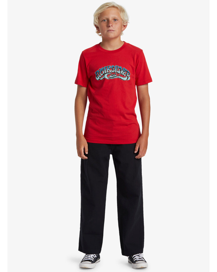 Quiksilver Boys 8-16 Bubble Arch T-paita - Salsa