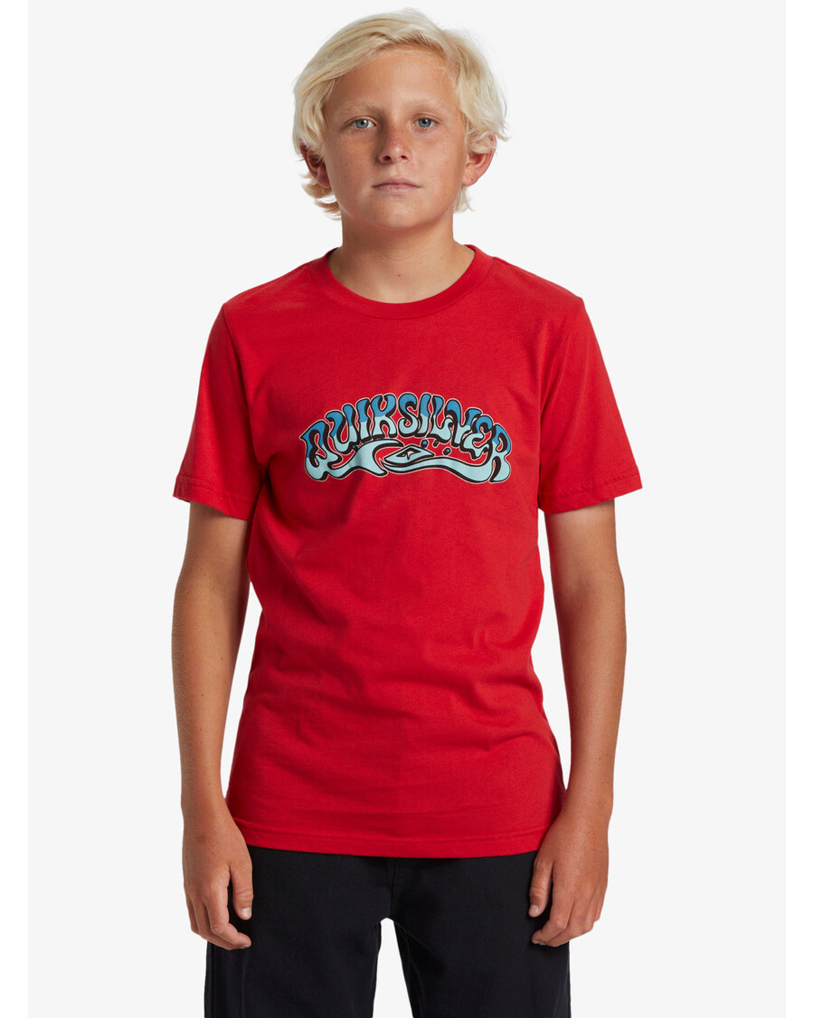 Quiksilver Fiúk 8-16 Buborékíves Póló - Salsa