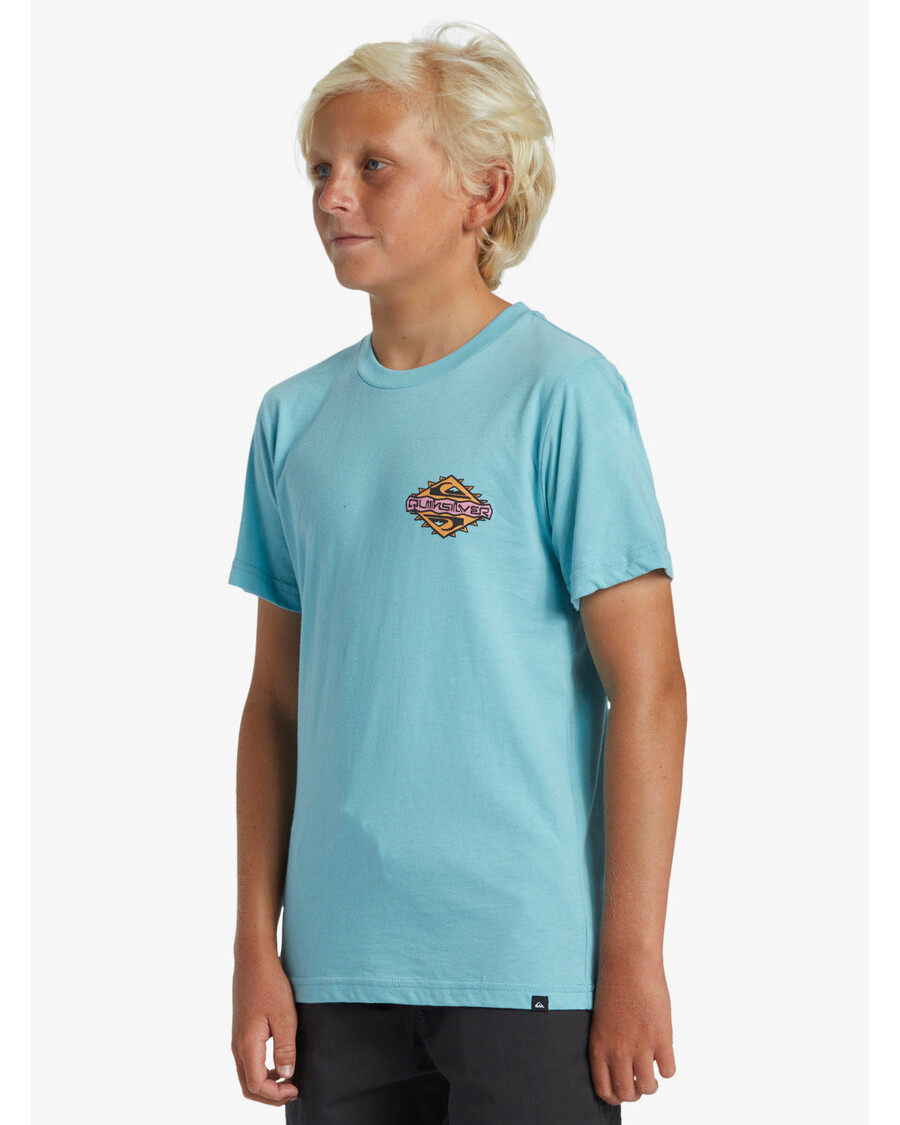 تی شرت باران ساز پسرانه 8 تا 16 کویکس سیلور - آبی دریایی