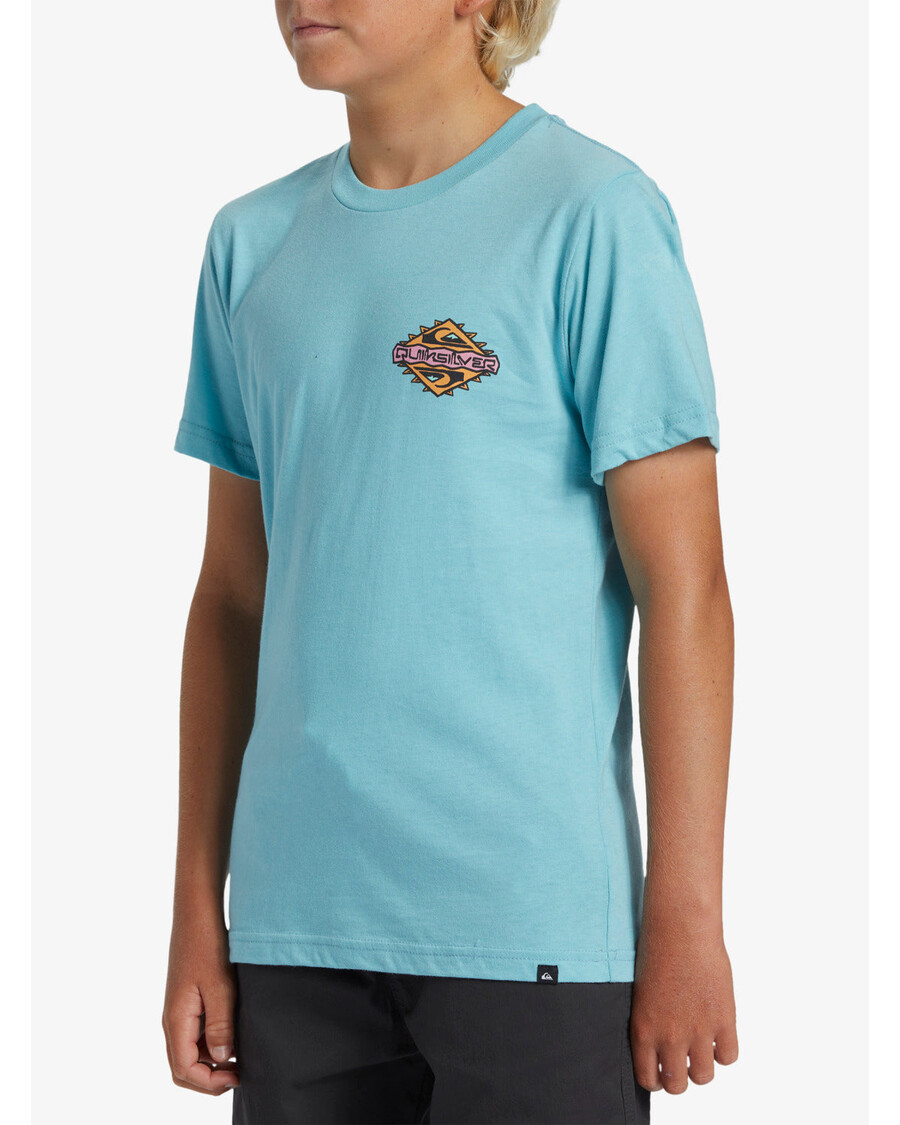 تی شرت باران ساز پسرانه 8 تا 16 کویکس سیلور - آبی دریایی
