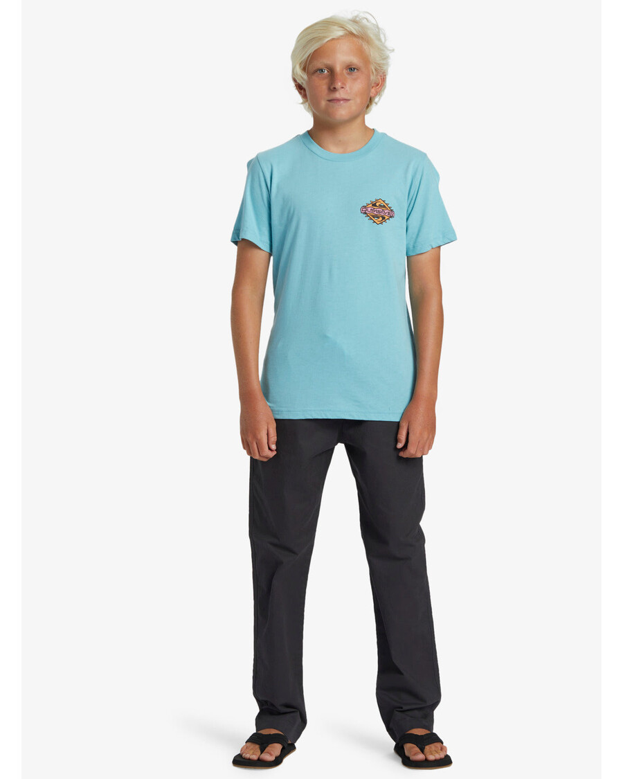 تی شرت باران ساز پسرانه 8 تا 16 کویکس سیلور - آبی دریایی