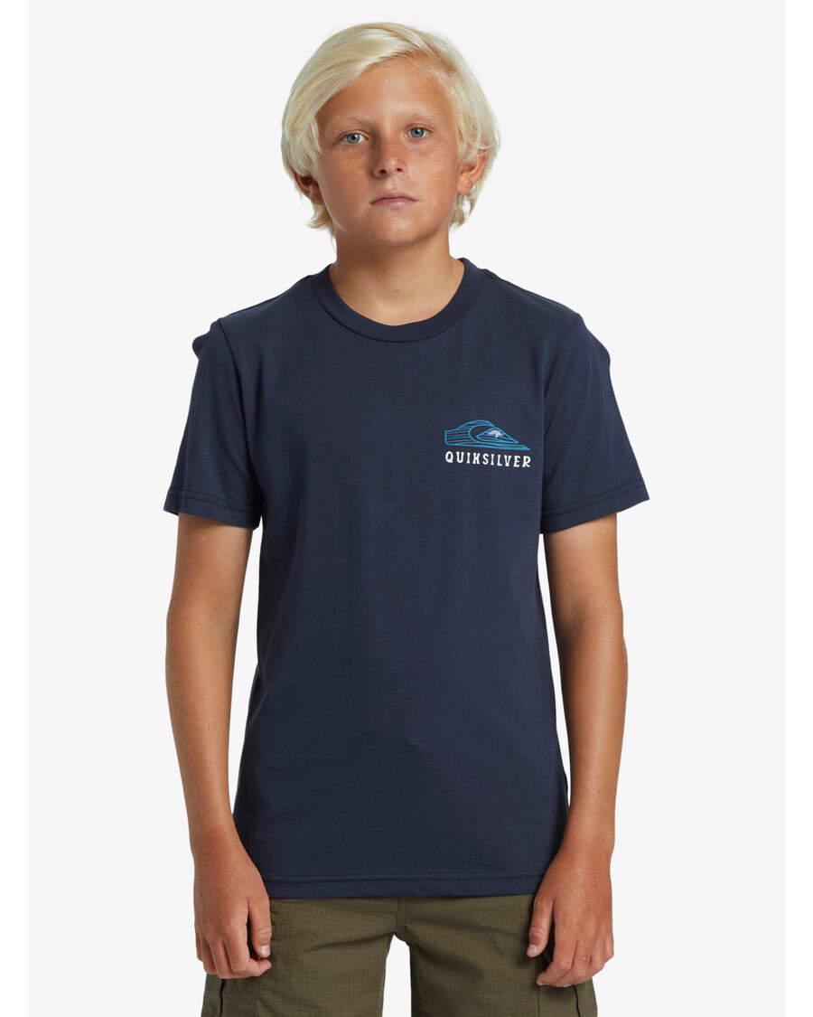 Quiksilver Boys 8-16 Snake Charmer T-paita - Tumma Laivastonsininen