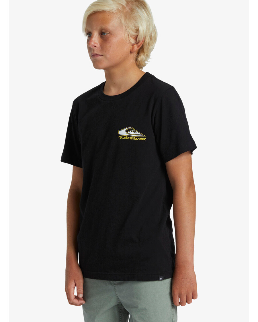 Quik Silver Boys 8-16 Step Up T-Shirt - Black