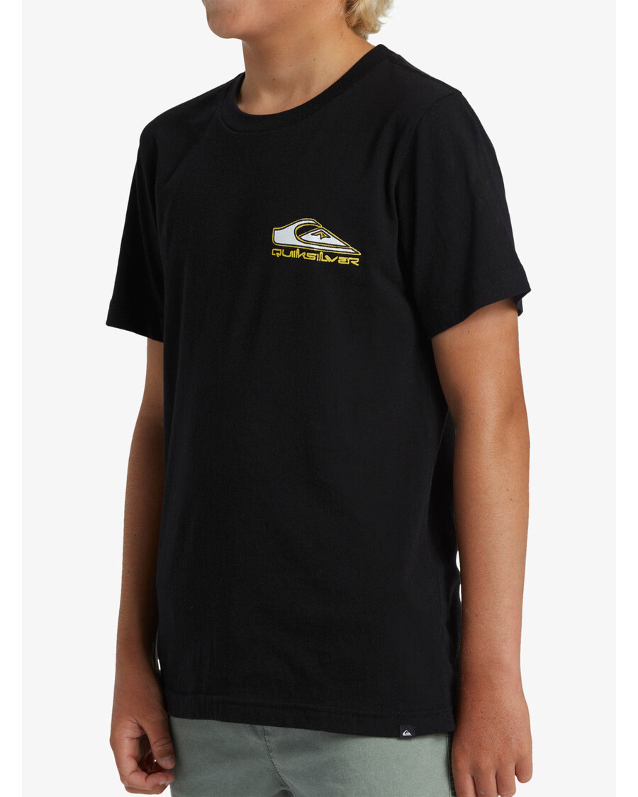 Quik Silver Boys 8-16 Step Up T-Shirt - Black
