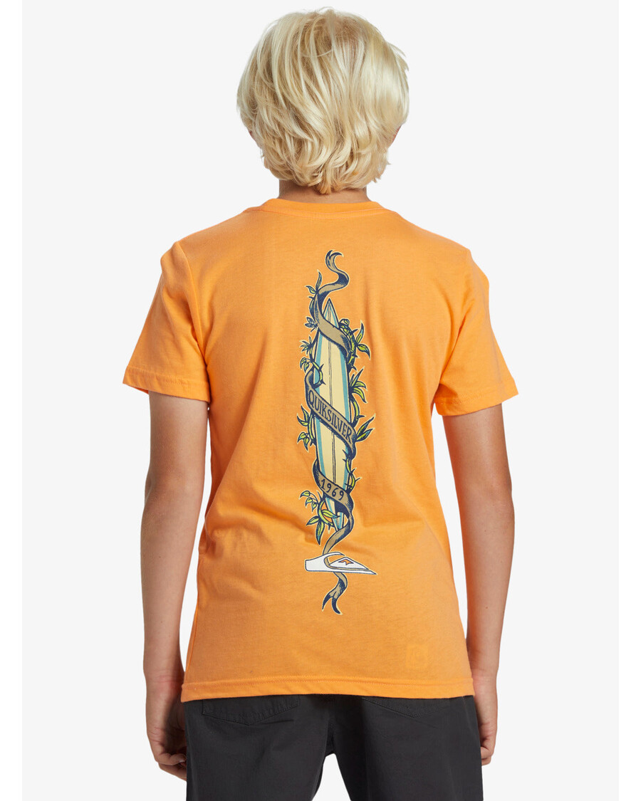 Quiksilver Pojat 8-16 Step Up T-paita - Mandariini