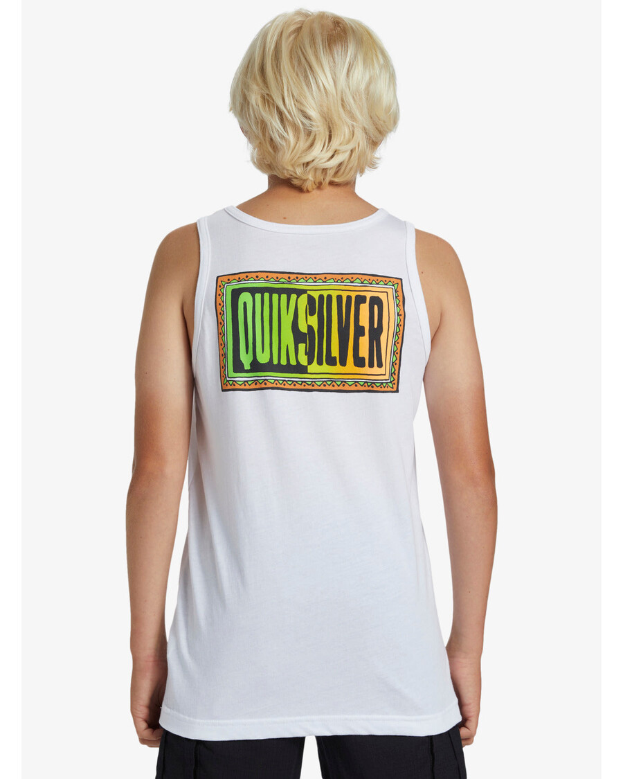 Quik Silver Boys 8-16 Day Tripper Tank Top - White