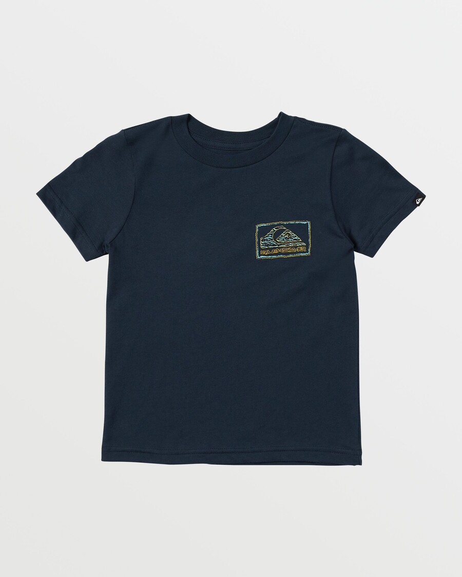 Quiksilver Boys 2-7 Surf Safari T-shirt - Mörk Marinblå