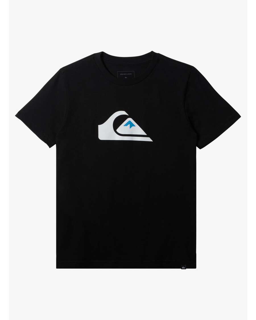 Quiksilver Majica S Logom Za Dječake 8-16 - Crna