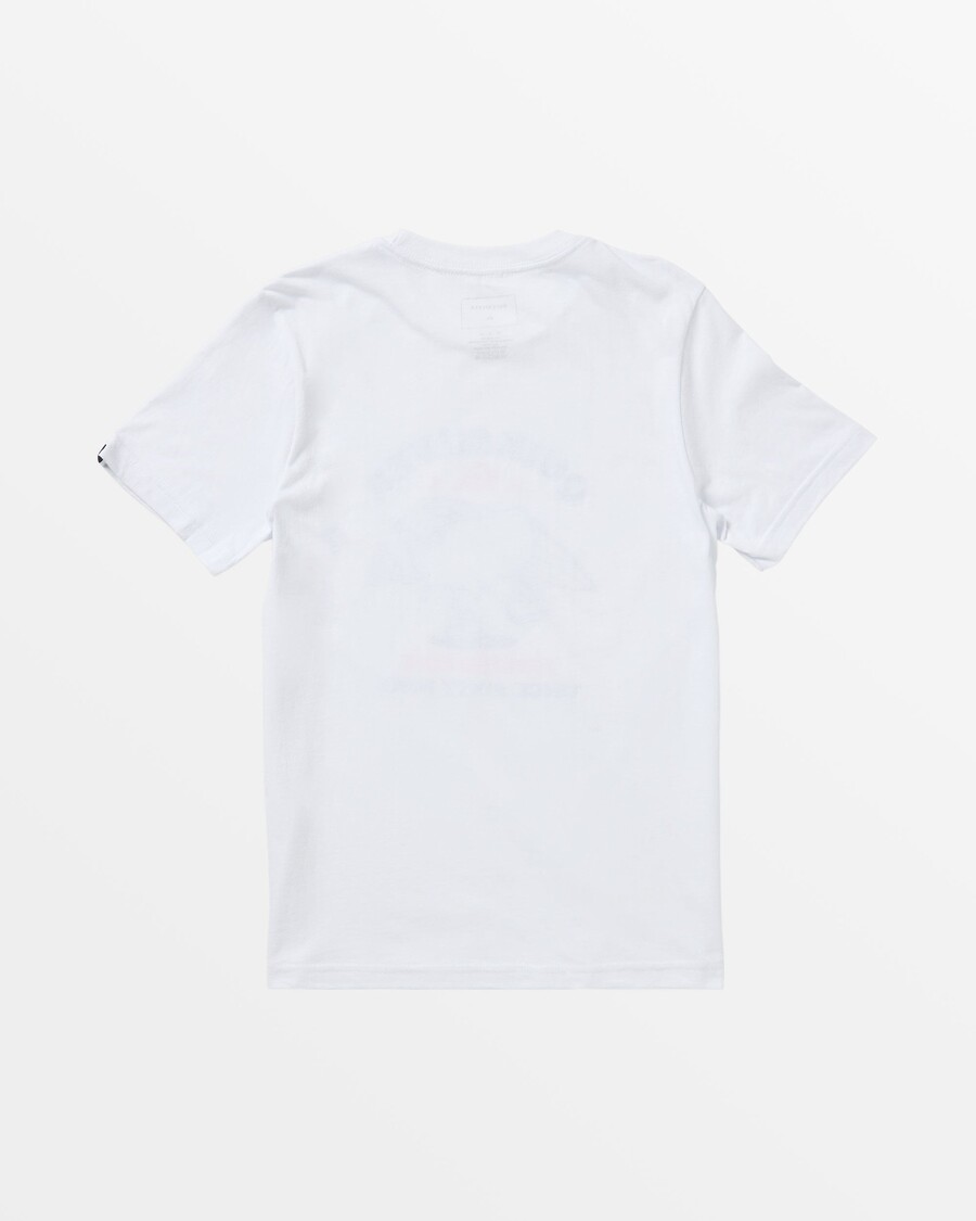 Футболка для серфинга Quiksilver для мальчиков 8–16 лет — белая