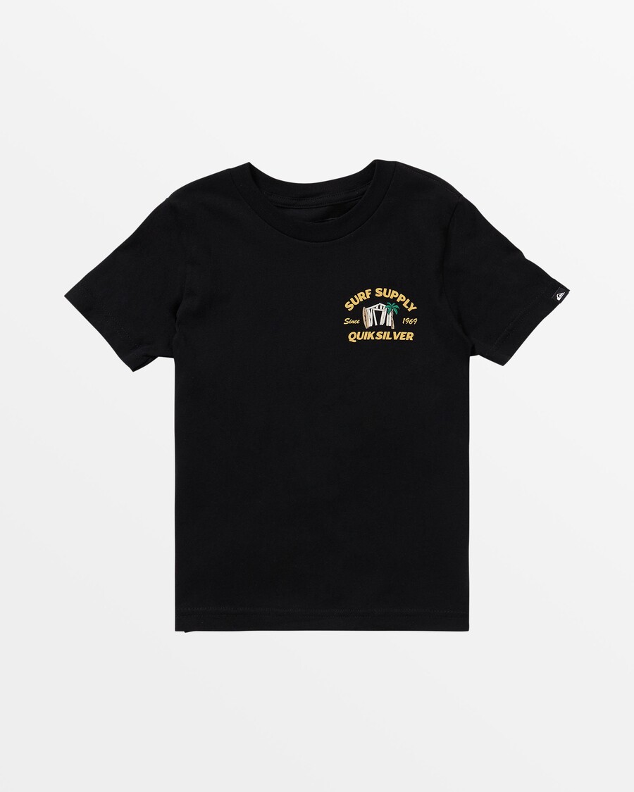 Quiksilver Chlapecké Tričko 2-7 Surf Shack - čierne
