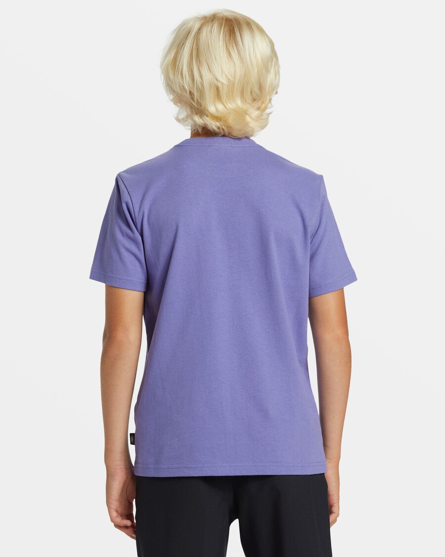 Quiksilver בנים 8-16 חולצת טריידנט - כחול קורסיקני