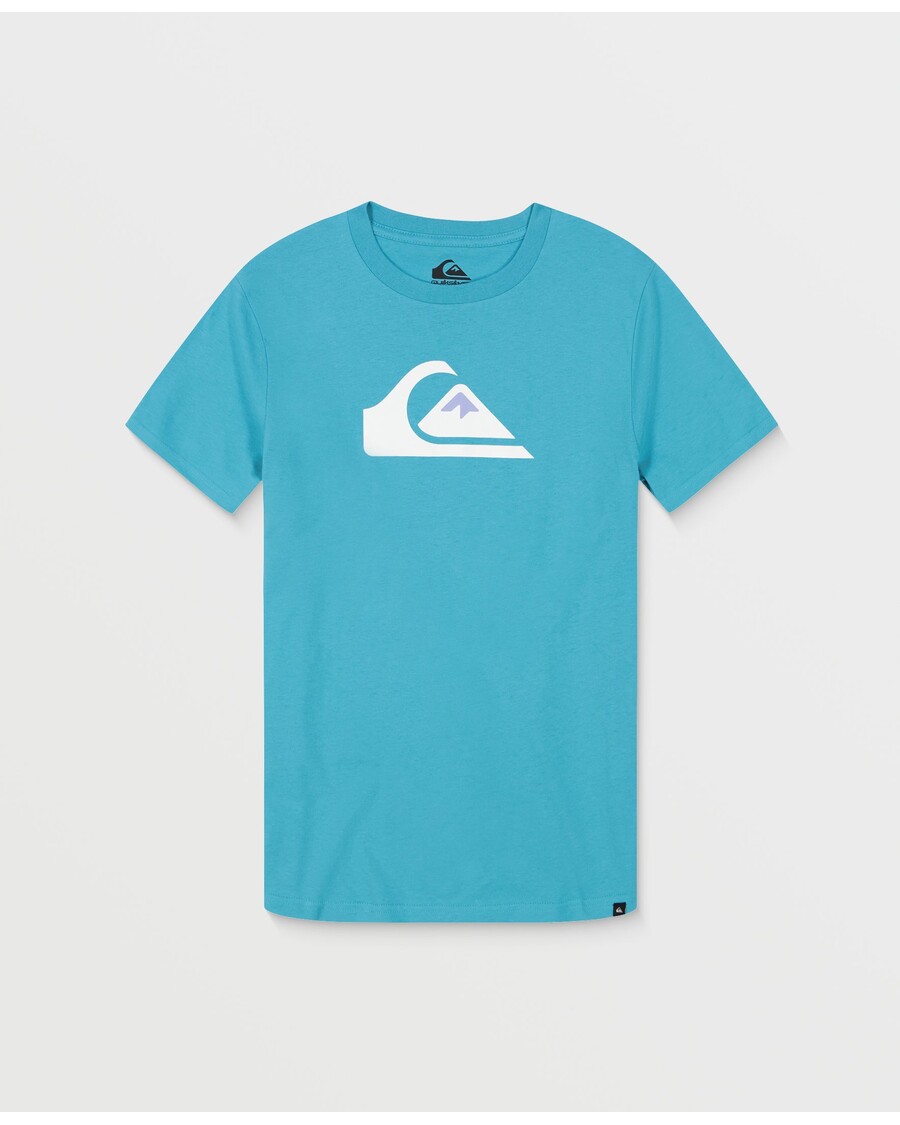 Quiksilver Poikien 8-16 Comp Logollinen T-paita - Maui Sininen