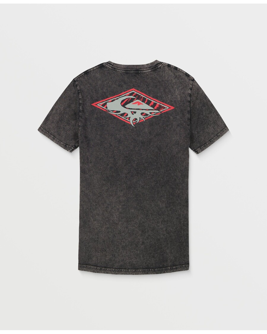 Quik Silver Boys 8-16 Jungle Thorn T-Shirt - Black