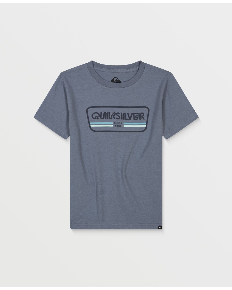 Camiseta Quiksilver Range Life Para Niños 8-16 - Flint Stone