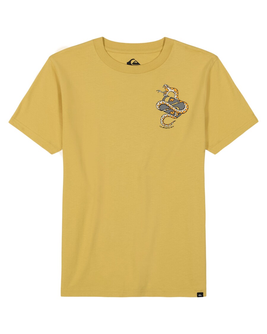Camiseta Quiksilver Para Niños 8-16 Con Piel De Serpiente - Fall Leaf