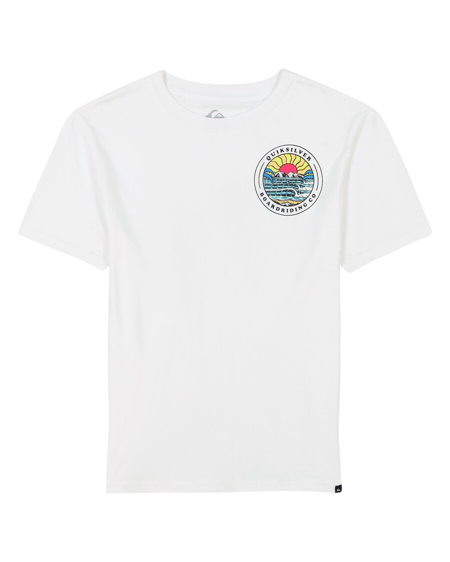 Camiseta Quiksilver Para Niños 8-16 - Lots Of Rights - Blanca