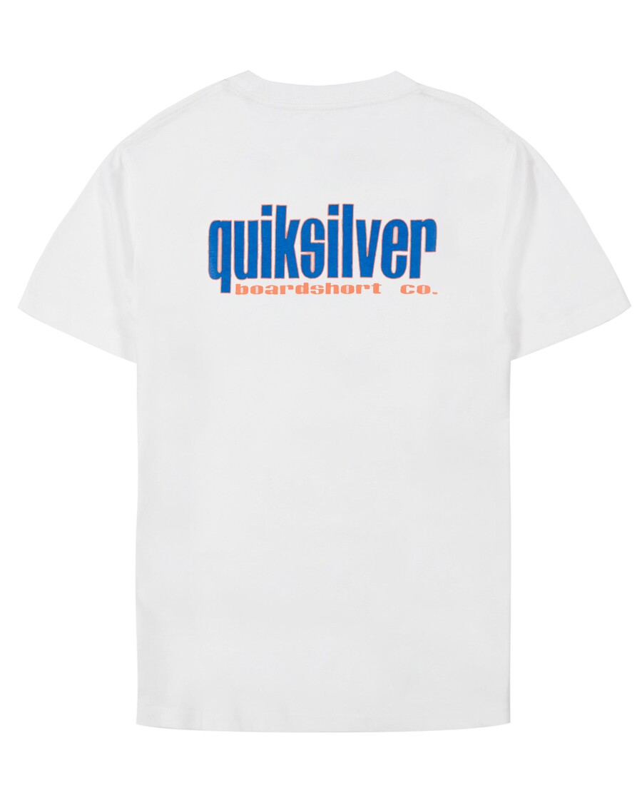 Tricou Trei Copaci Băieți Quiksilver 8-16 - Alb