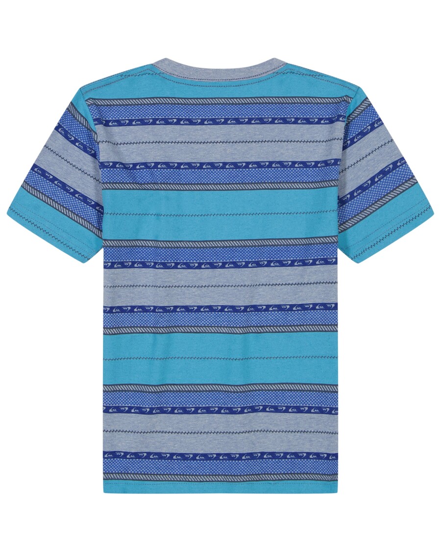 Quiksilver Boys 2-7 Haalistuva Raidallinen T-paita - Flint Stone Kanerva