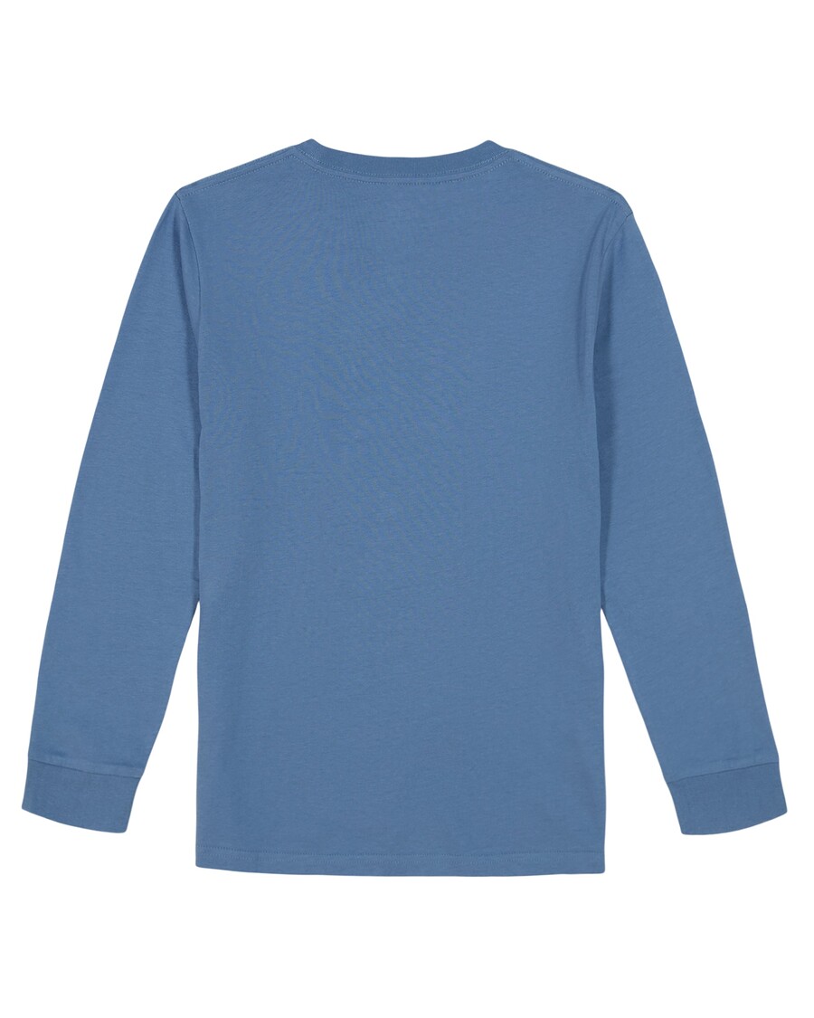 Quik Silver Boys 8-16 Slime Logo Long Sleeve T-Shirt - Coronet Blue