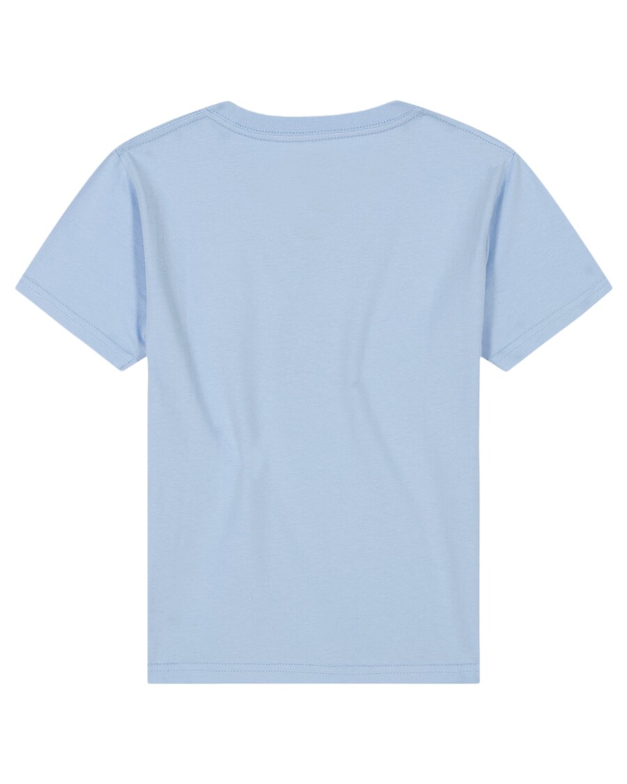 Camiseta Quiksilver Burnin Out Para Niños De 2 A 7 Años - Azul Aireado
