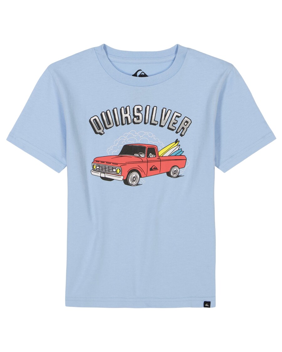 Quiksilver αγόρια 2-7 Burnin Out T-shirt - αέρινο μπλε