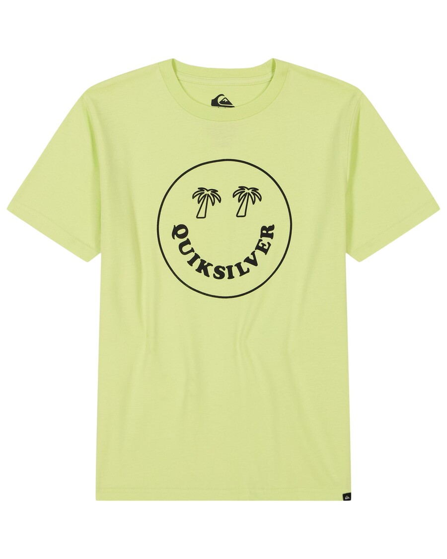 Quiksilver Pojkar 8-16 Smiley Palms T-shirt - Shadow Lime