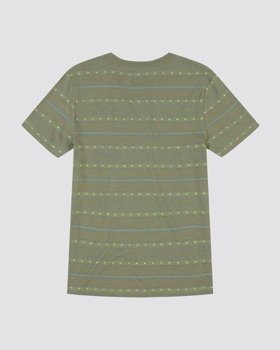 Quik Srebrna Majica S črtami Za Fante 2-7 Daygo - Vresa Z Morsko Prho