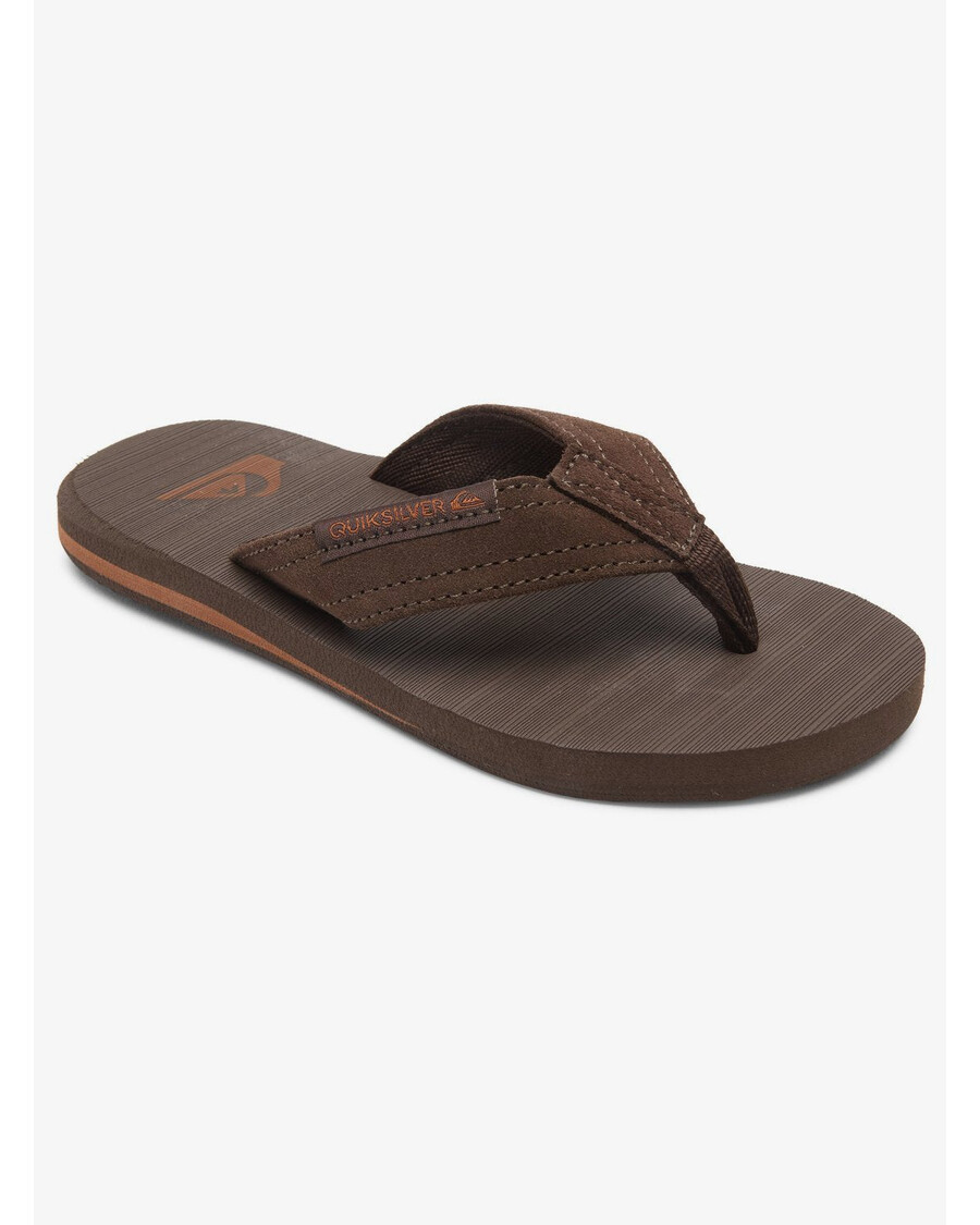 Quiksilver Fiúk 8-16 éves Faragású Velúr Szandál - Demitasse