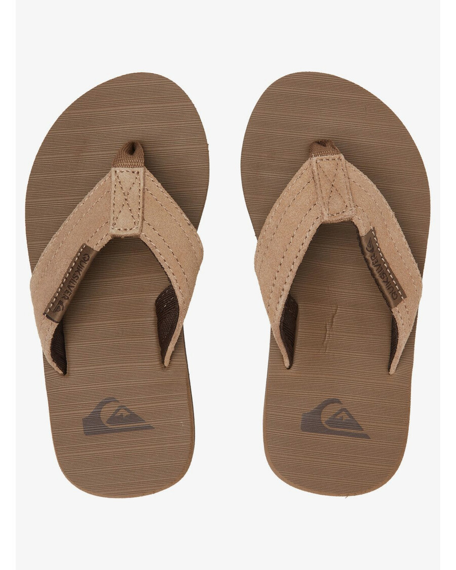 Quiksilver Pojat 8-16 Carving Mokkasandaalit - Rusketus